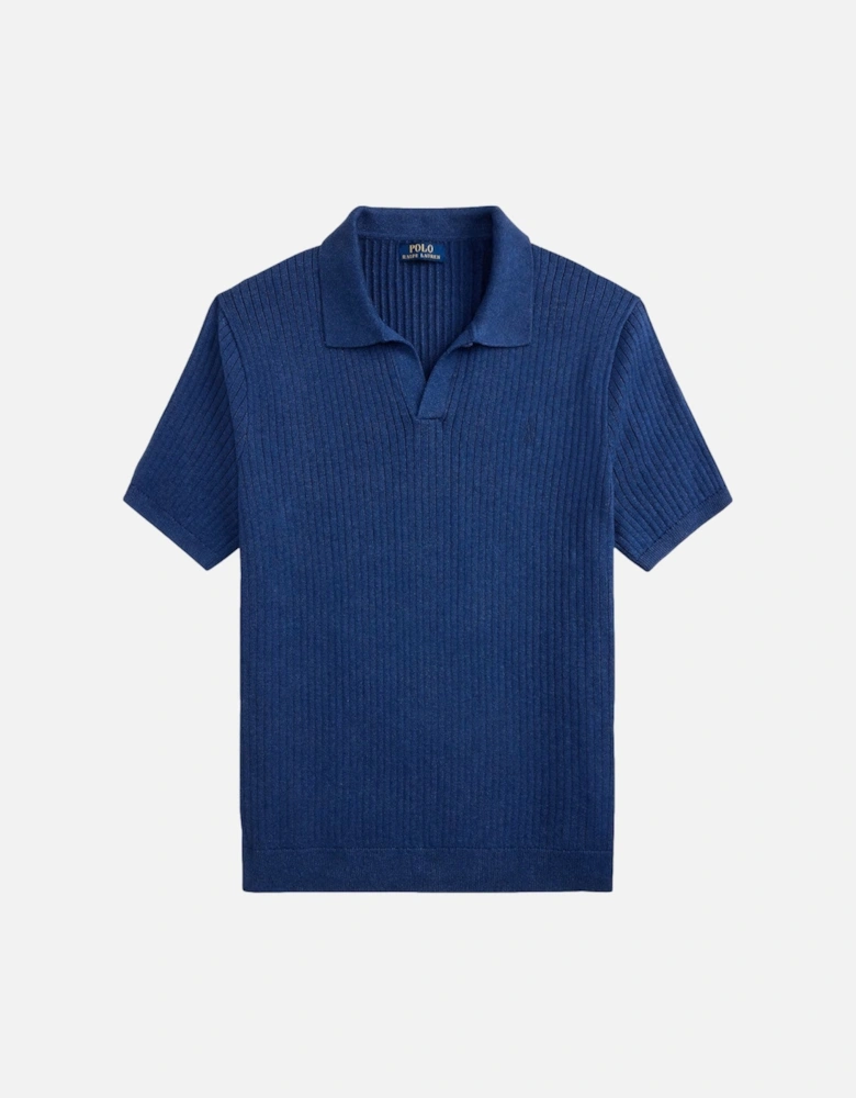 SS Polo Sweater 001 Rustic Navy Heather