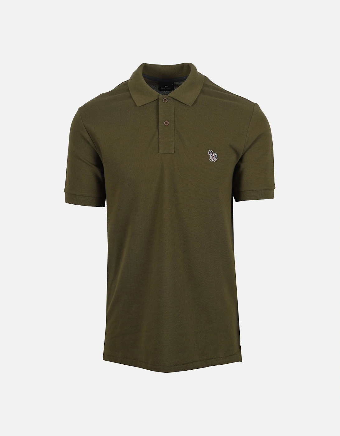 Paul Smith Men's Green Zebra Polo Sage - : 44 Size 2XL