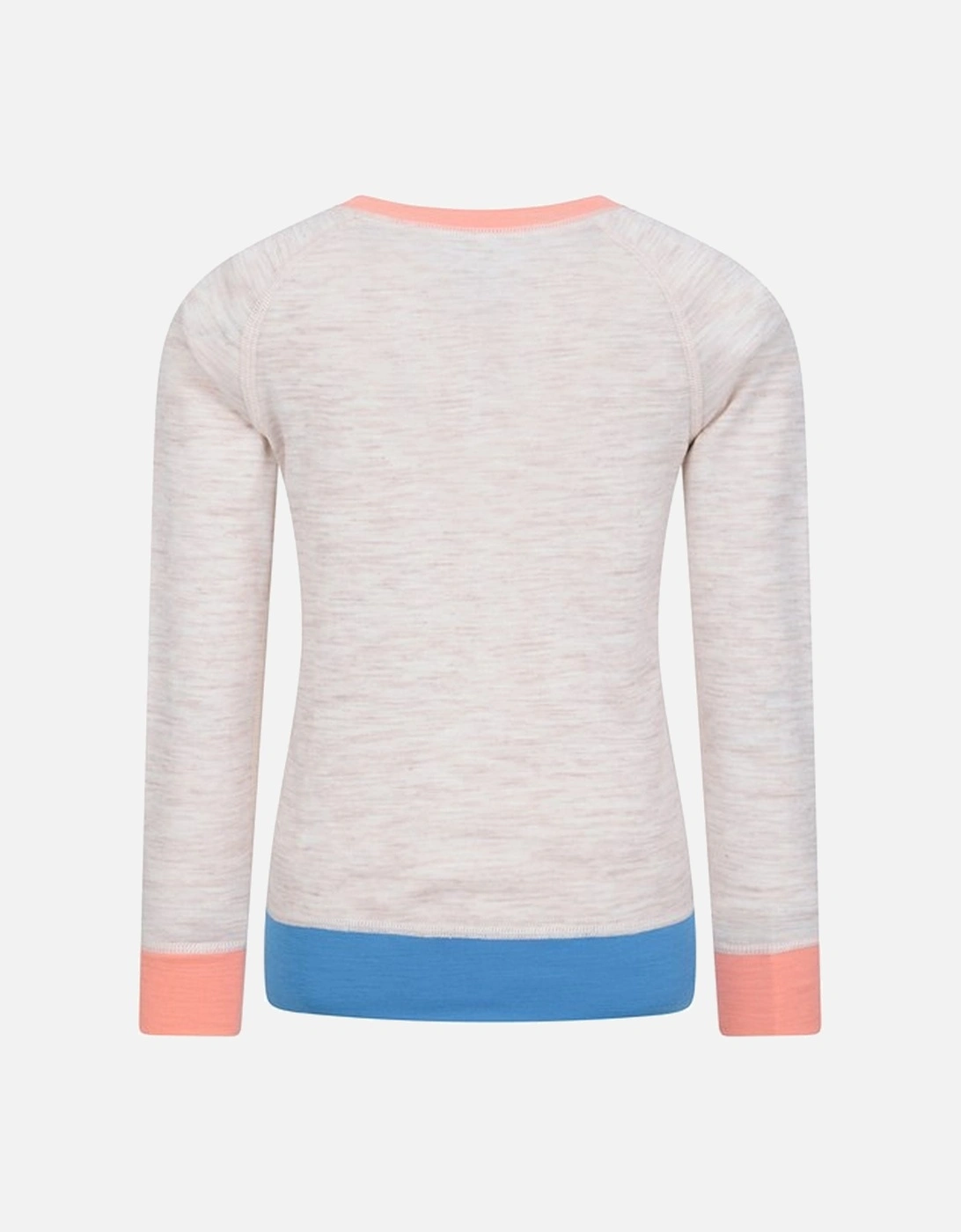 Childrens/Kids Colour Block Merino Wool Base Layer Set