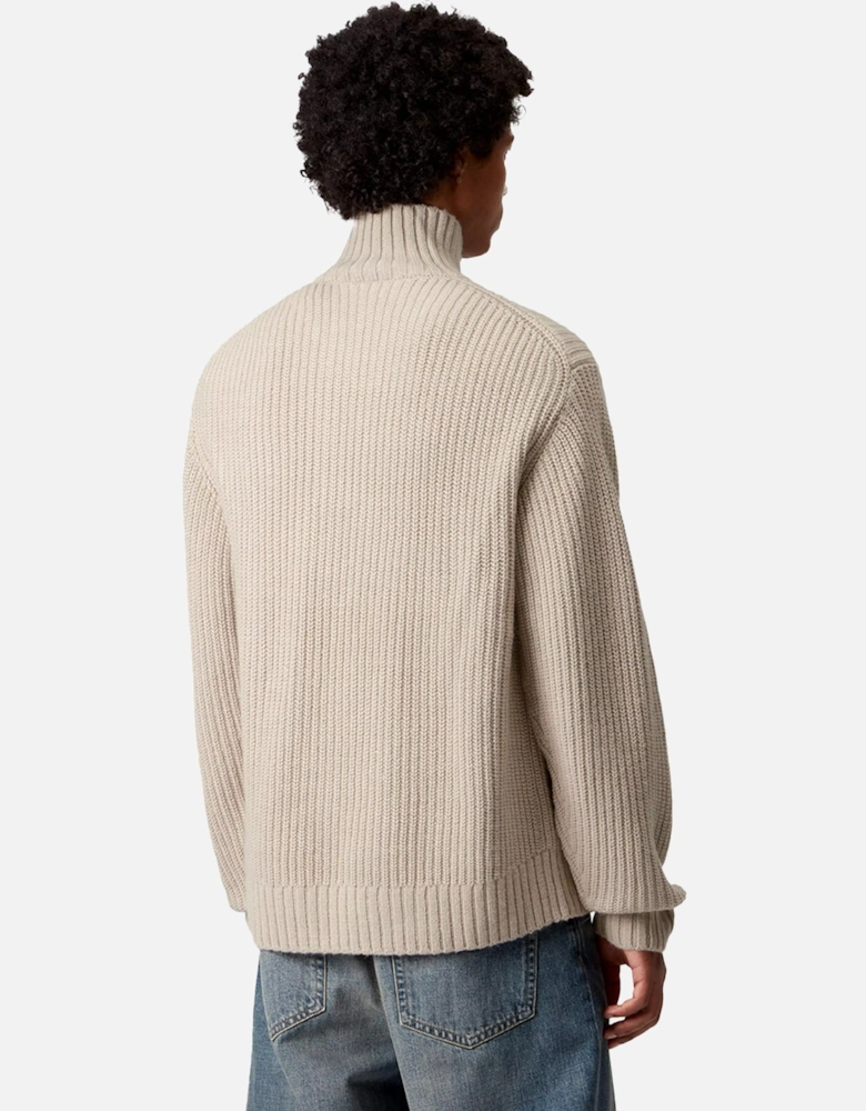 Detroit Half Zip Sweater Fleur De Sel