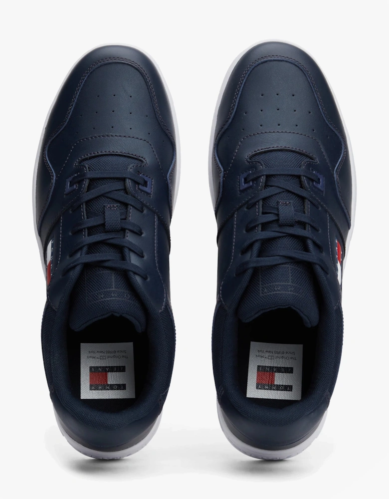 RETRO ESSENTIAL BASKETBALL Mens Trainers Dark Night Navy