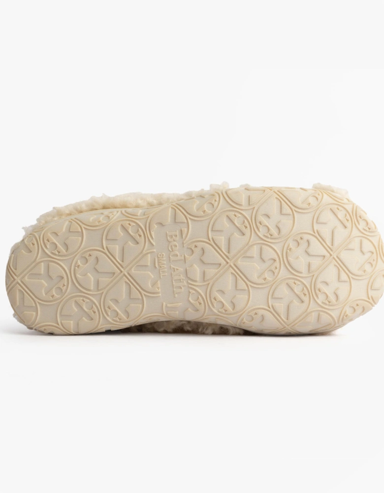 LAUREN Womens Slipper Boots Cream