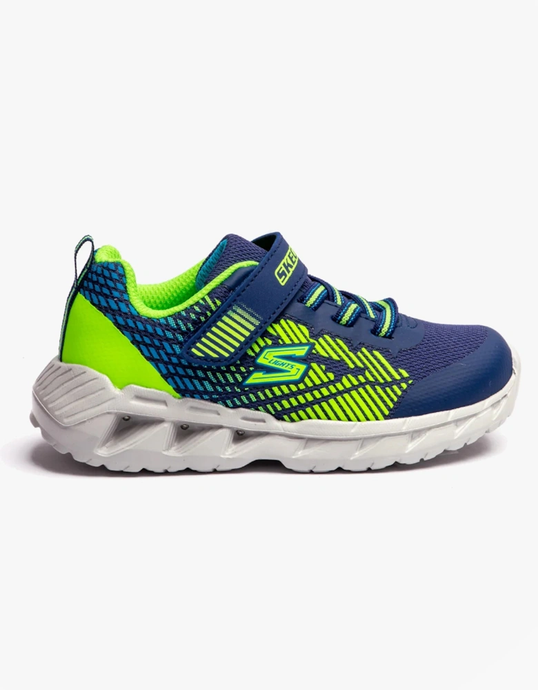 401506N/NVLM MAGNA-LIGHTS-GRAX Boys Sport Navy/Lime