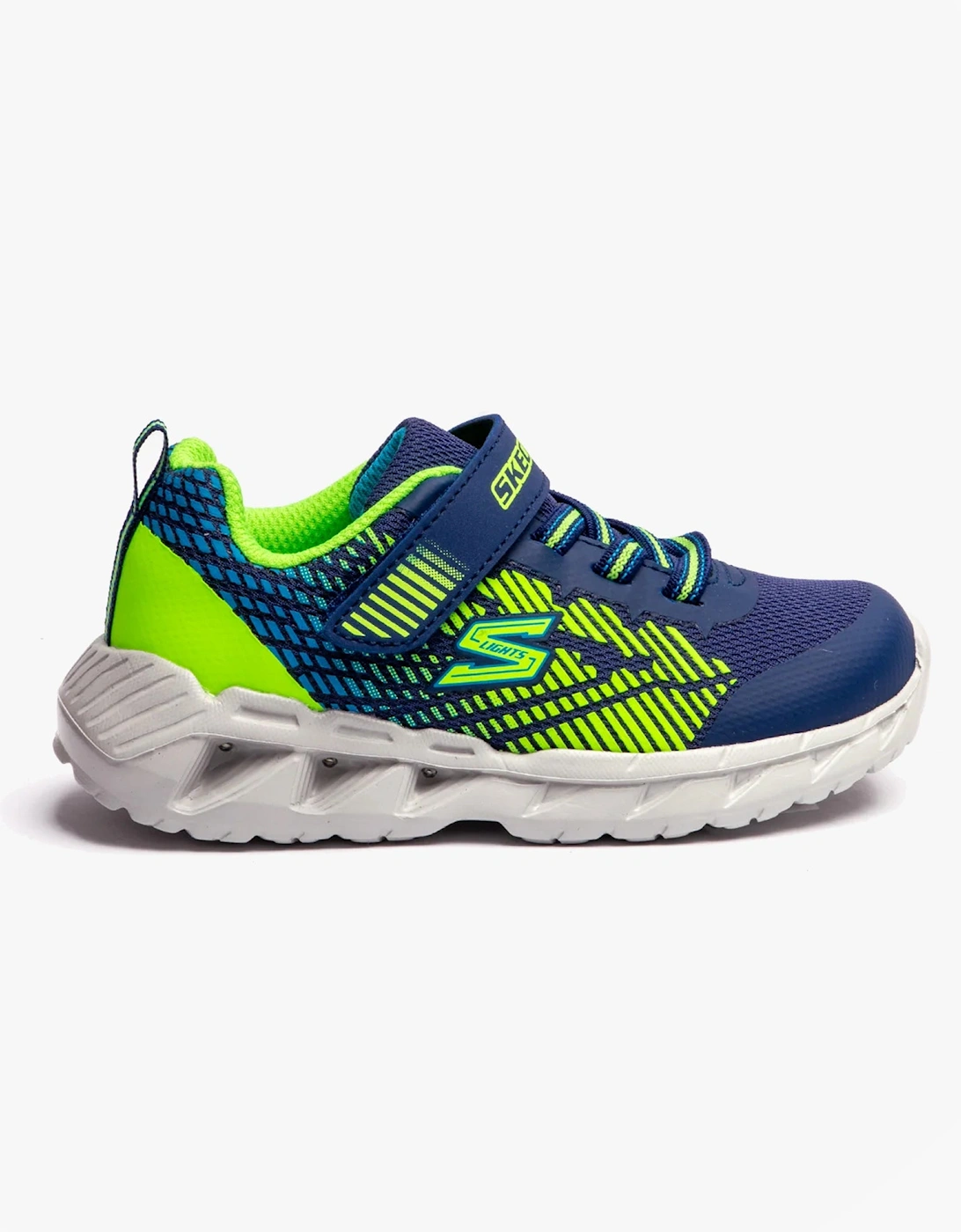 401506N/NVLM MAGNA-LIGHTS-GRAX Boys Sport Navy/Lime, 7 of 6