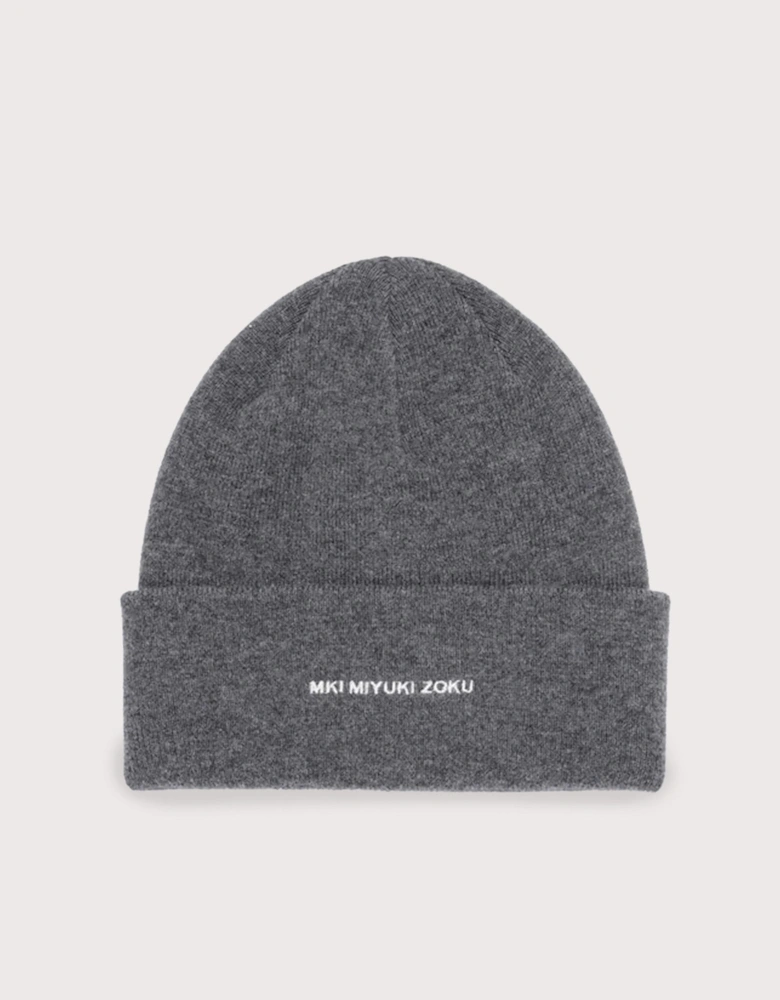 Embroidered Merino Beanie