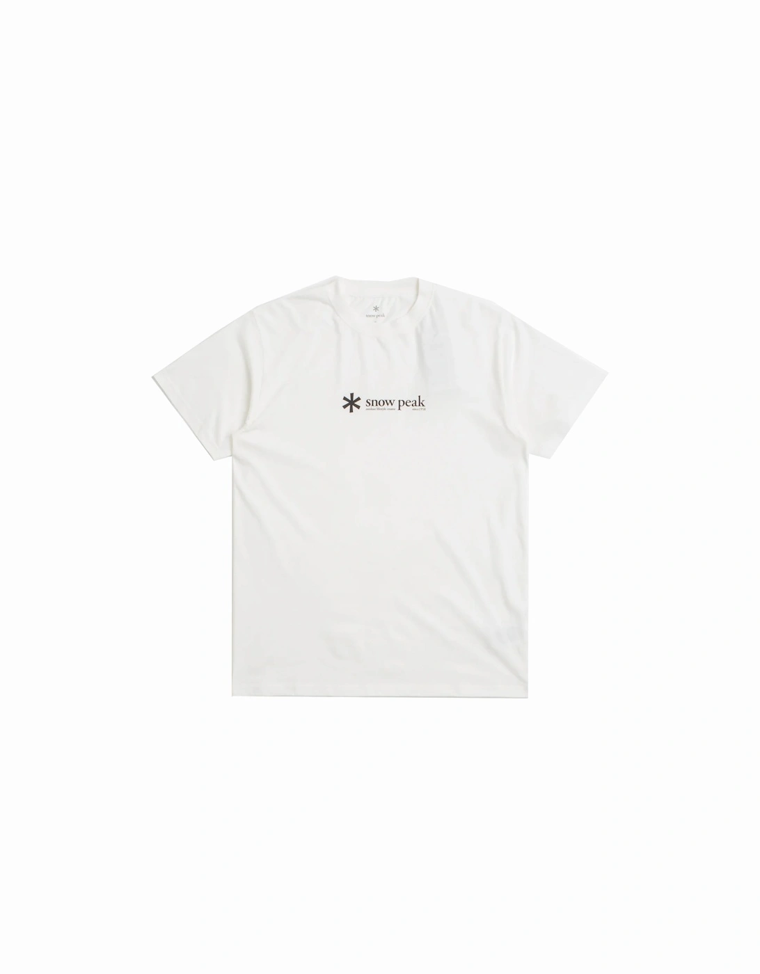 Snow Peak Soft Cotton Logo Short Sleeve T-Shirt White, 4 of 3