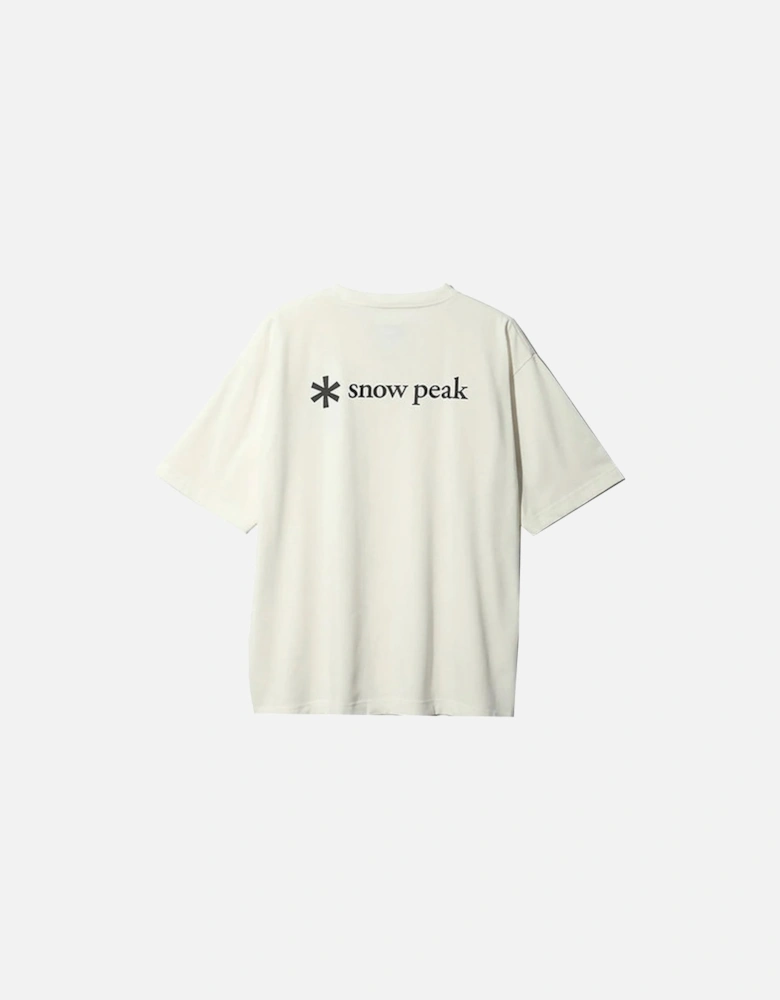 Snow Peak NSD Back Printed Logo T-Shirt Off White