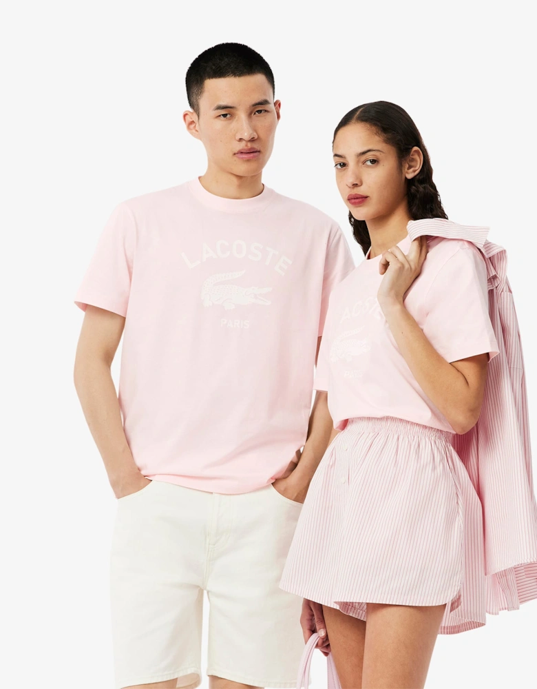 Signature Print Cotton T-Shirt