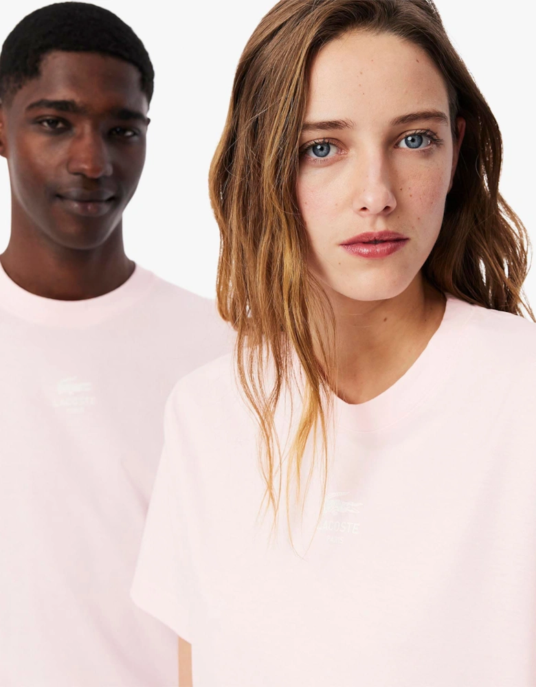 Signature Print Cotton T-Shirt