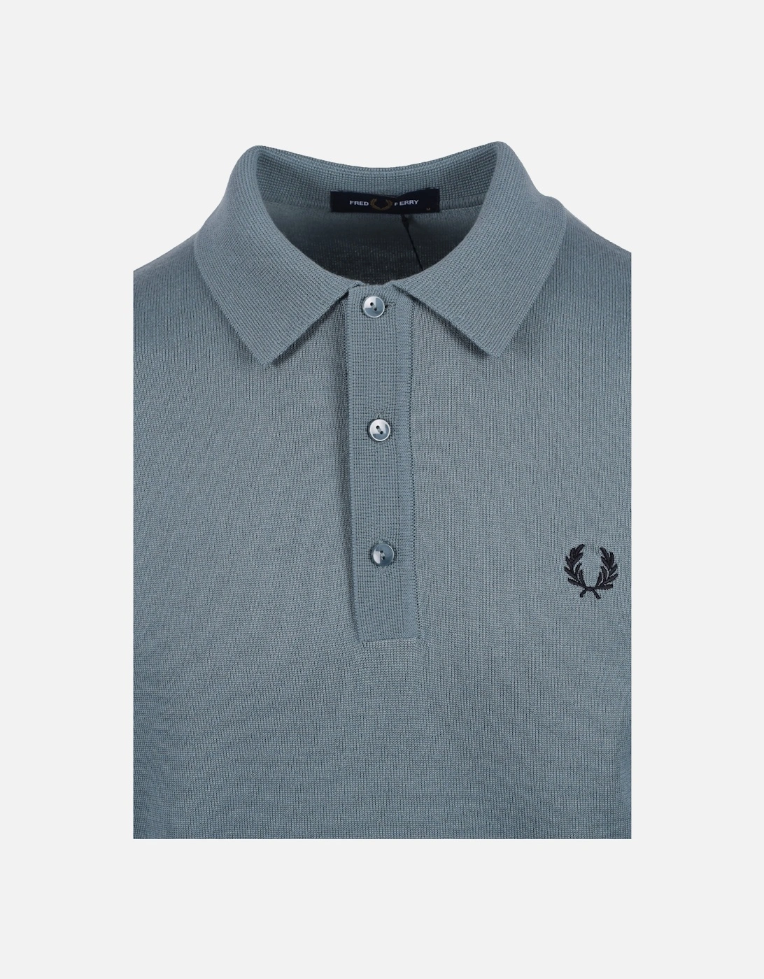 LS KNITTED SHIRT STOCKPORT BLUE