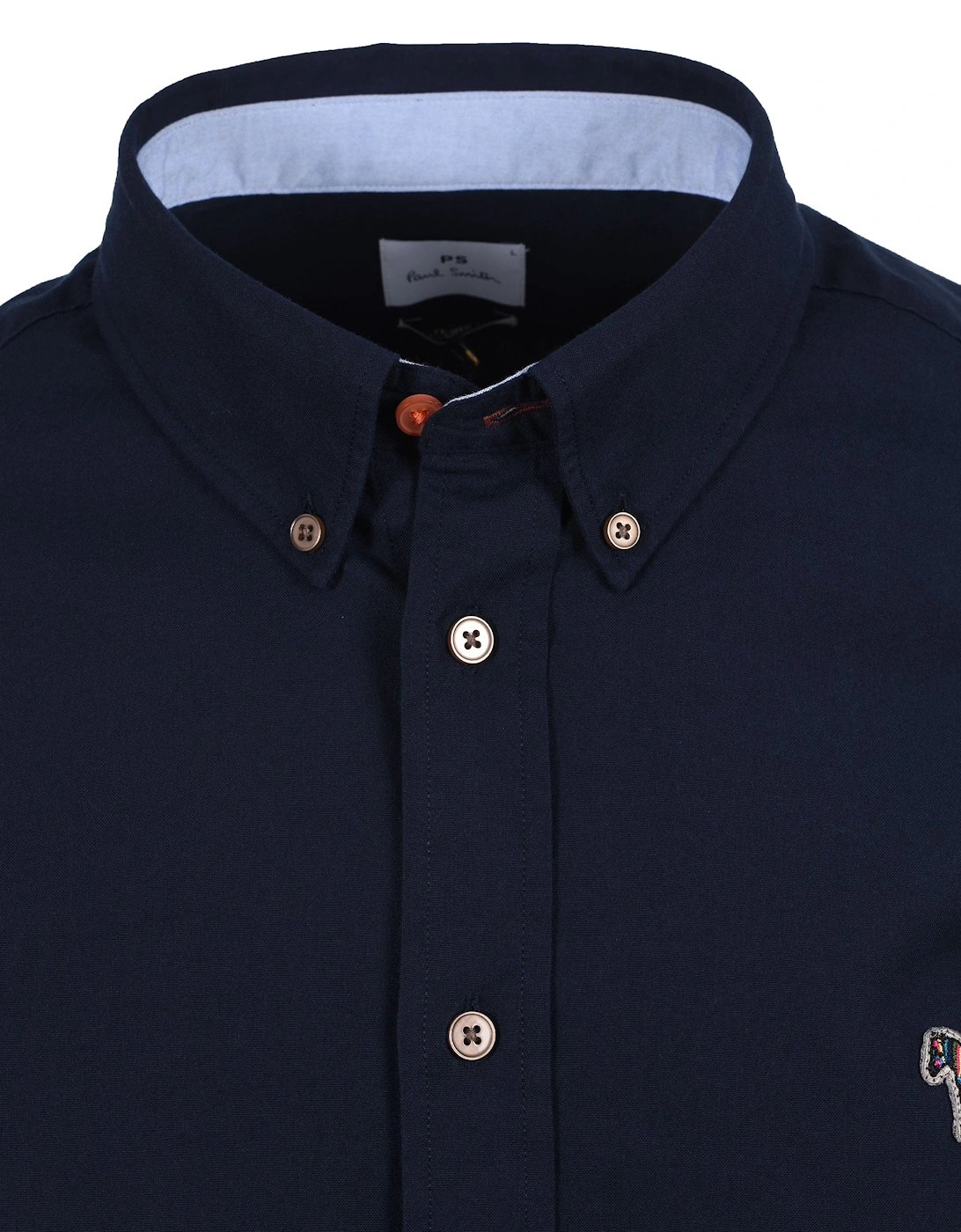 LS TAILORED FIT SHIRT NAVY
