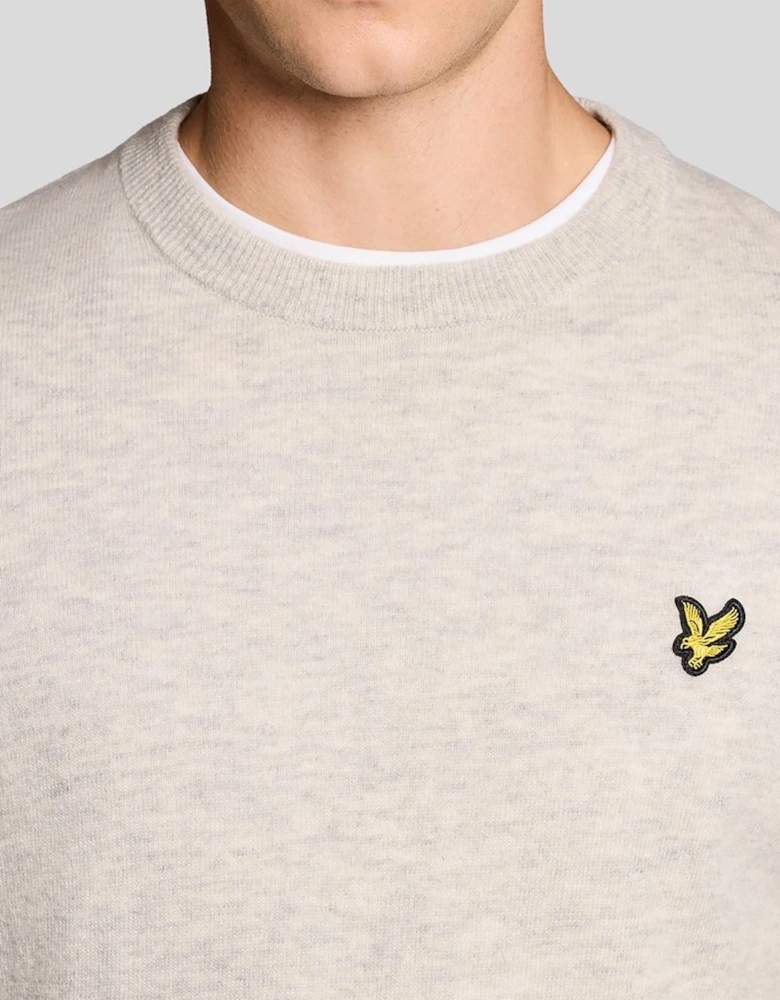 Lambswool Blend Crew Neck Jumper