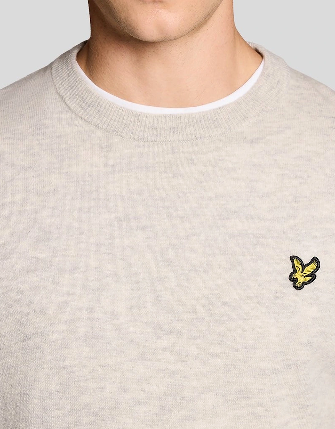 Lambswool Blend Crew Neck Jumper