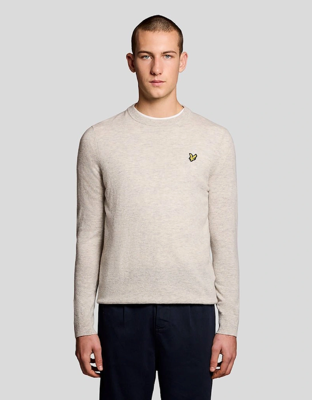 Lambswool Blend Crew Neck Jumper, 6 of 5