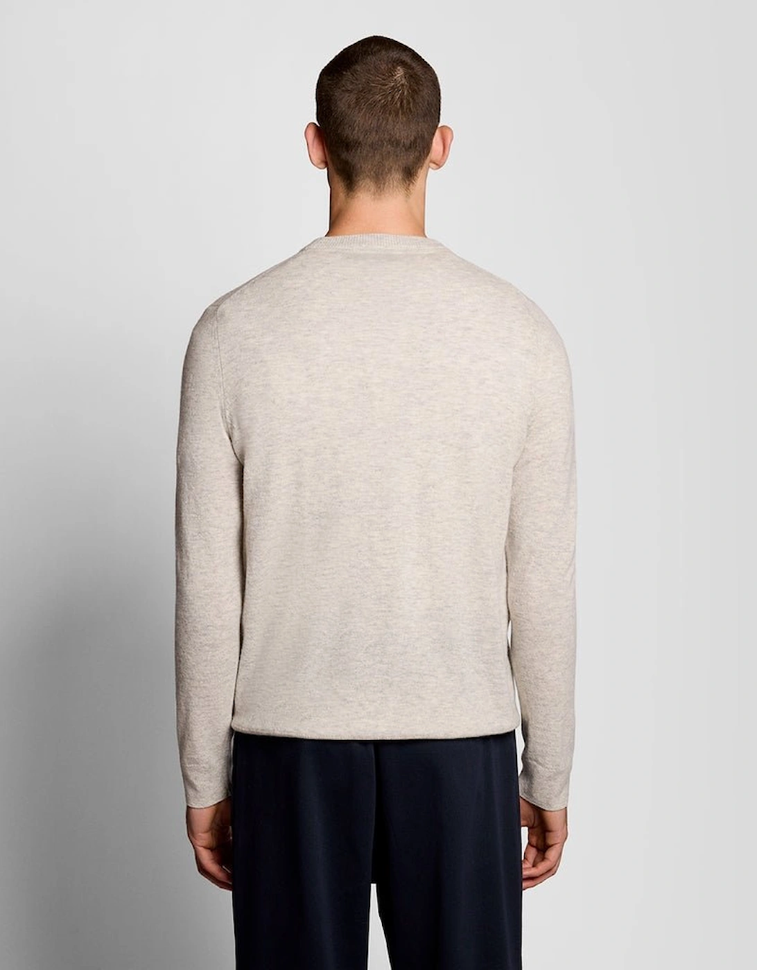 Lambswool Blend Crew Neck Jumper