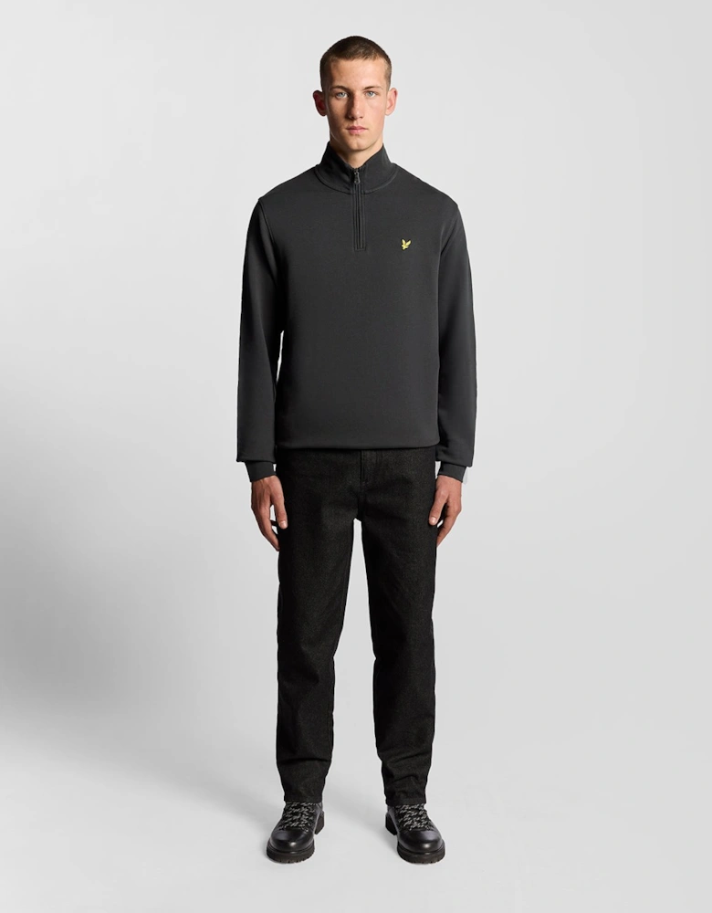 Cotton Loopback 1/4 Zip Sweatshirt