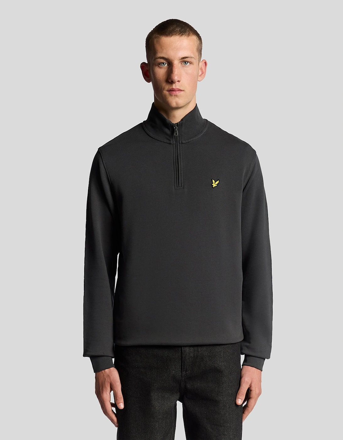 Cotton Loopback 1/4 Zip Sweatshirt, 7 of 6