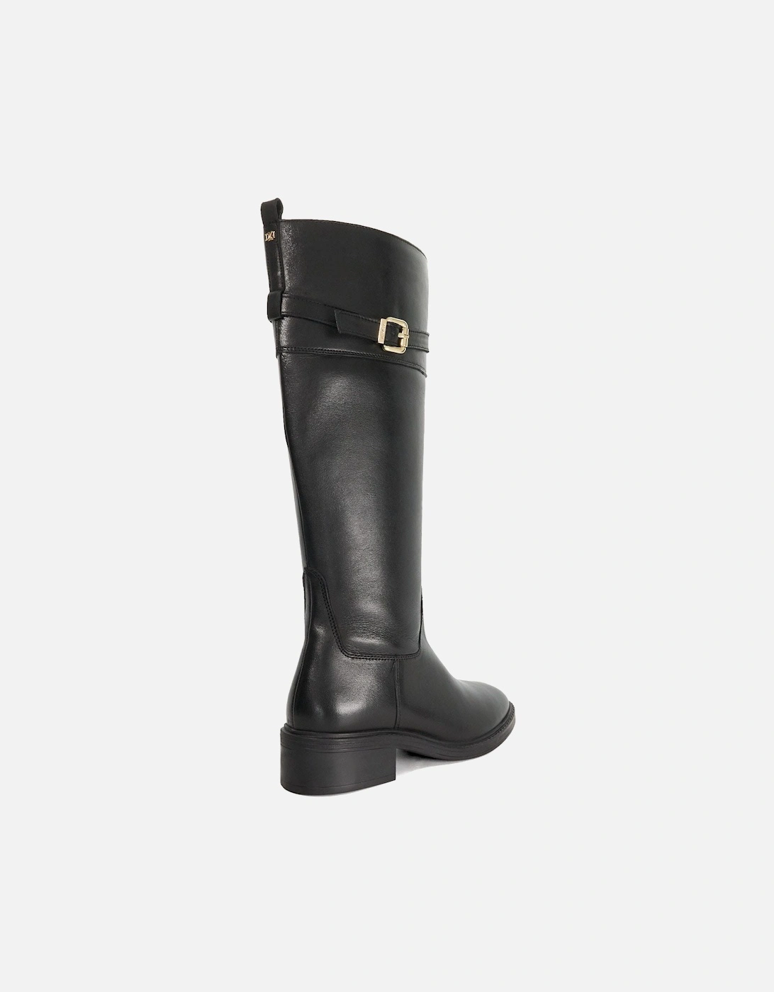 Tilbi Leather Buckle Detail Knee High Boots