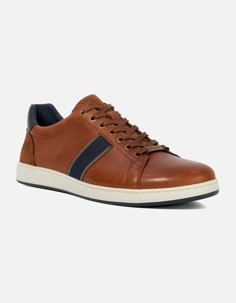 Trint Lace Up Leather Trainers