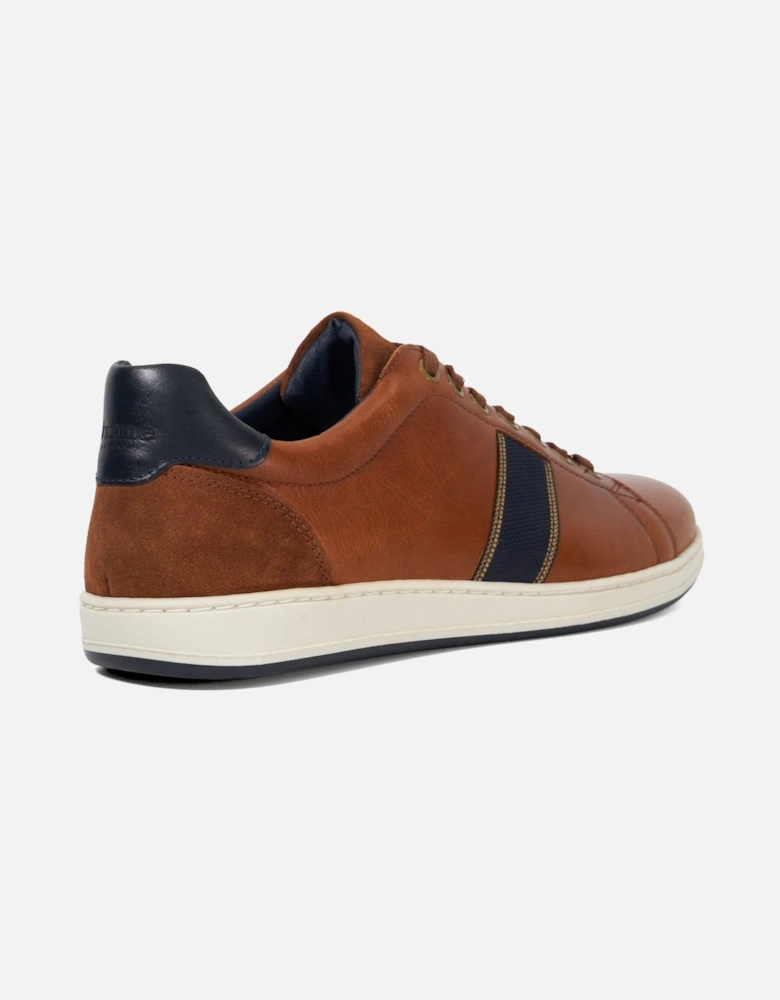 Trint Lace Up Leather Trainers