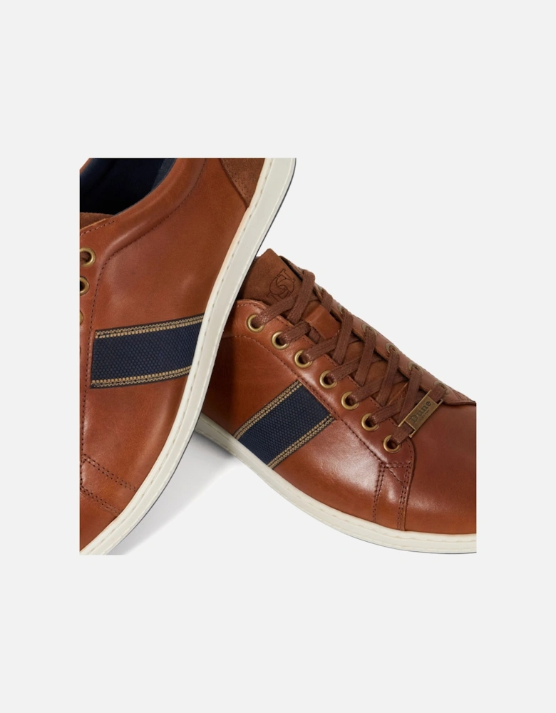 Trint Lace Up Leather Trainers