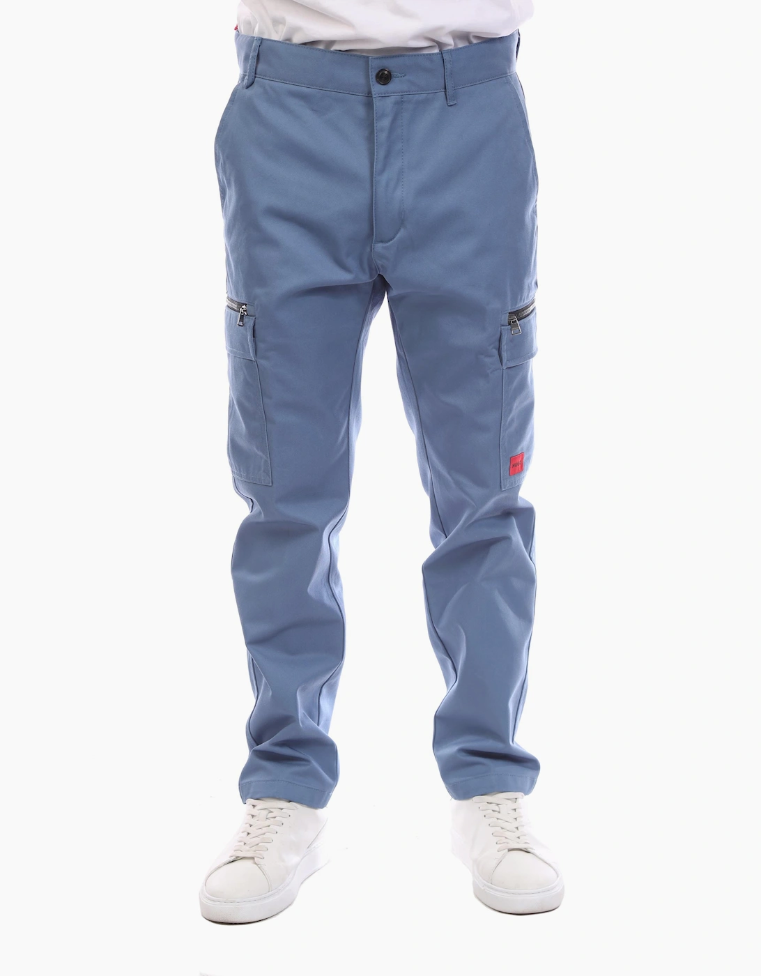 Hugo Boss Men's Glian231D Trousers - Blue - Size: 28