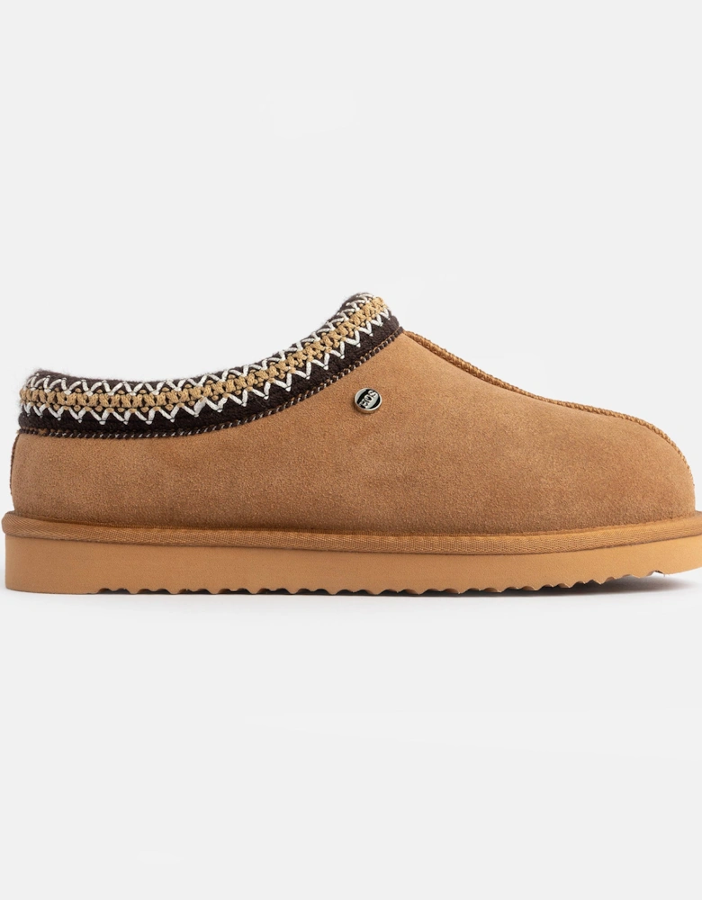 BELLA Womens Full Slippers Chestnut