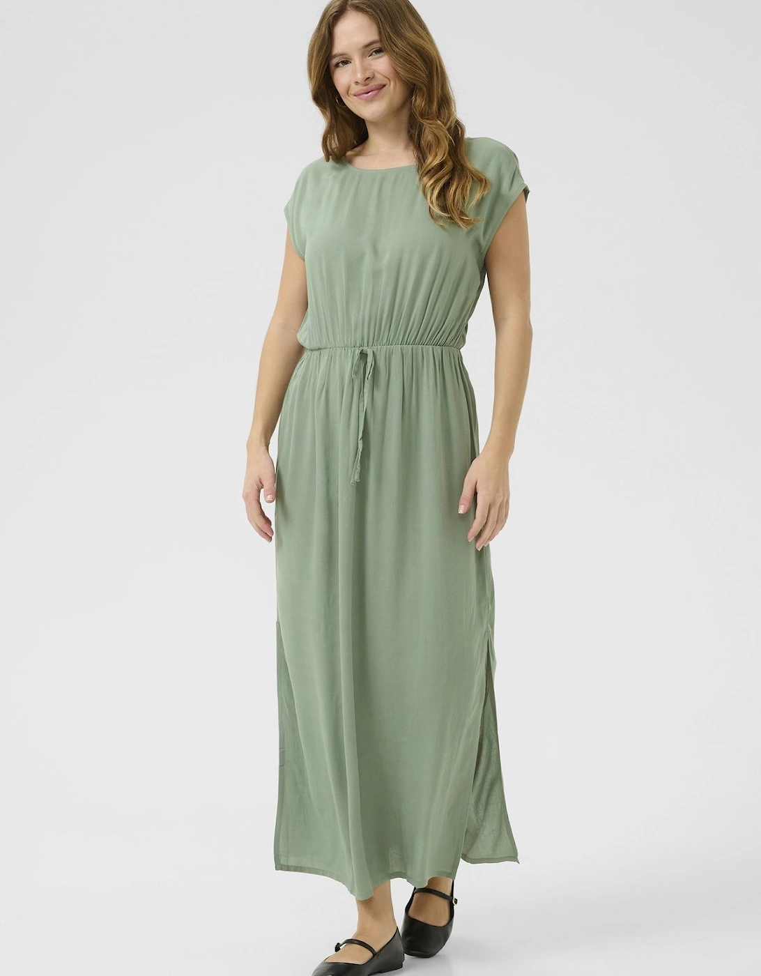 Short Sleeve Midi KAcheer Dress, 2 of 1