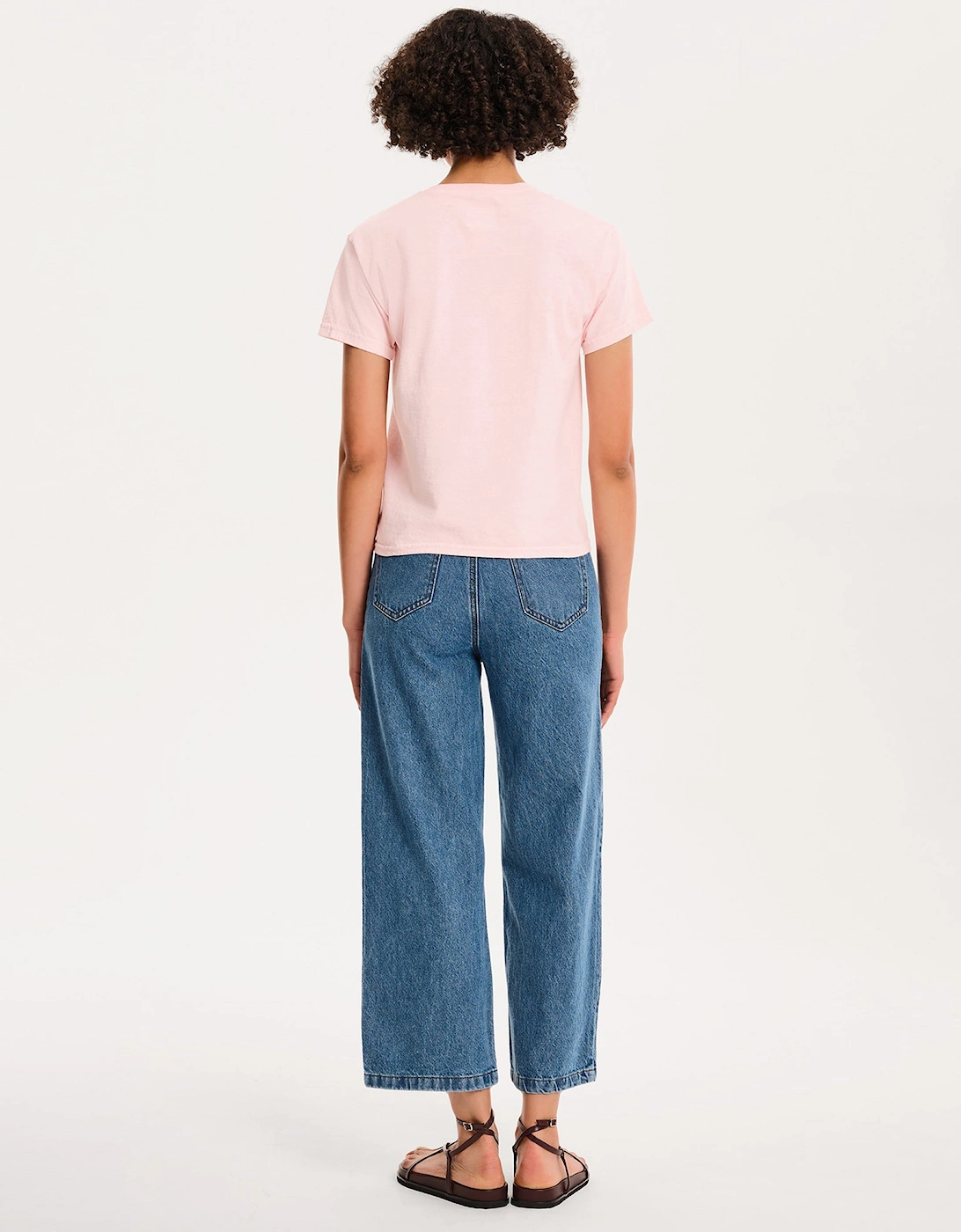 Rose Baby Tee in Pink