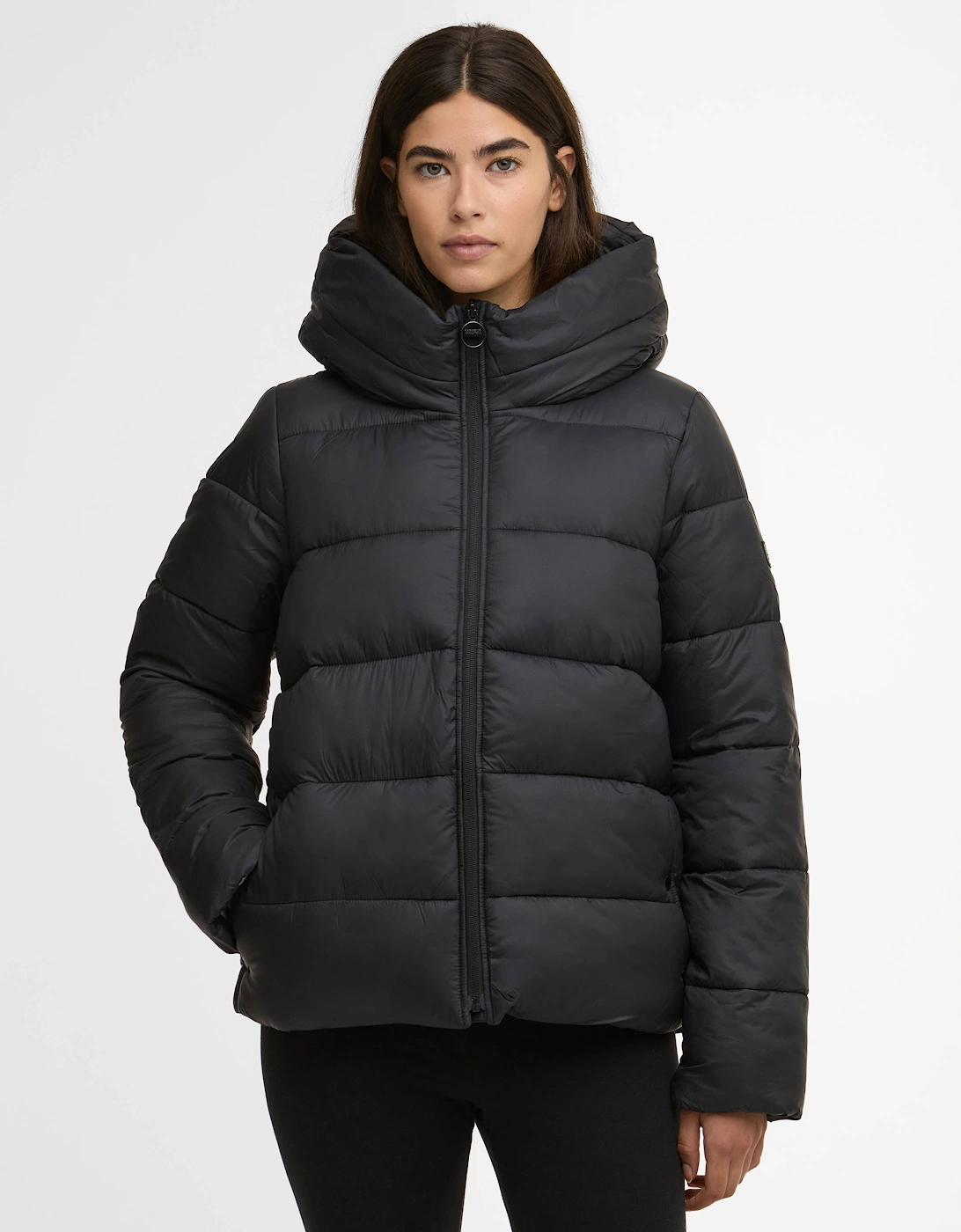 Olivios Womens Puffer Jacket - Black, 6 of 5