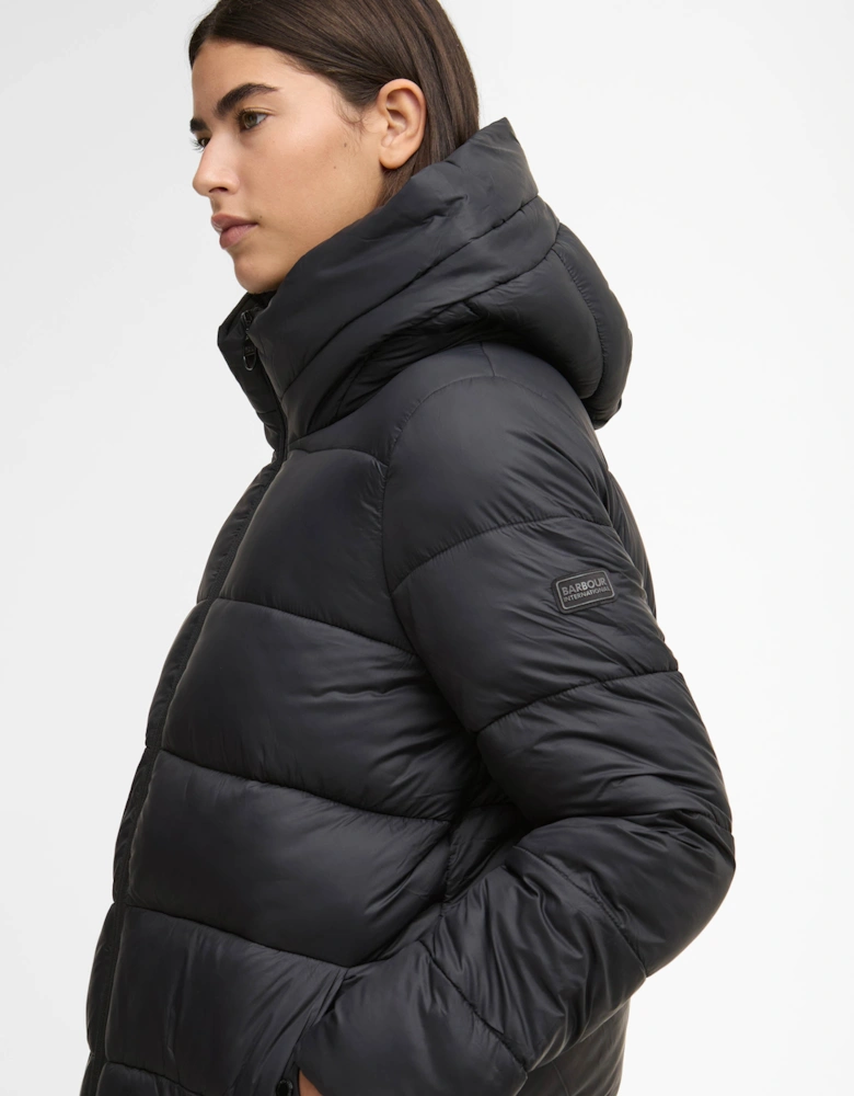 Olivios Womens Puffer Jacket - Black