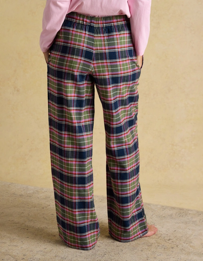 STELLA Womens Pyjama Bottoms Navy/Khaki