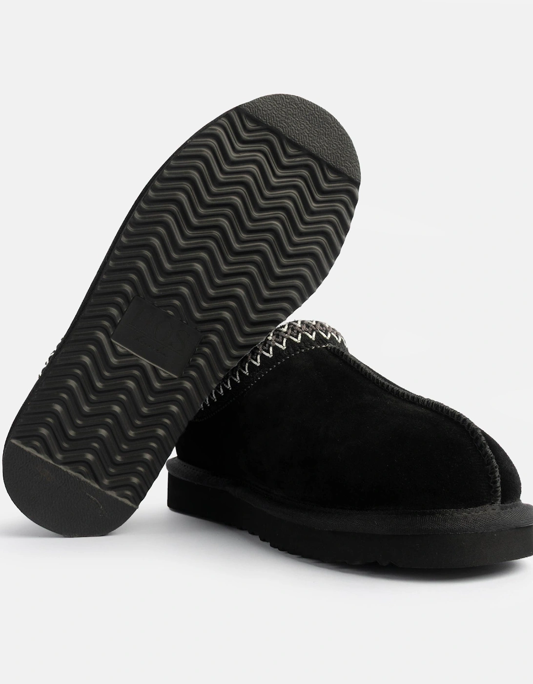 BELLA Womens Full Slippers Black