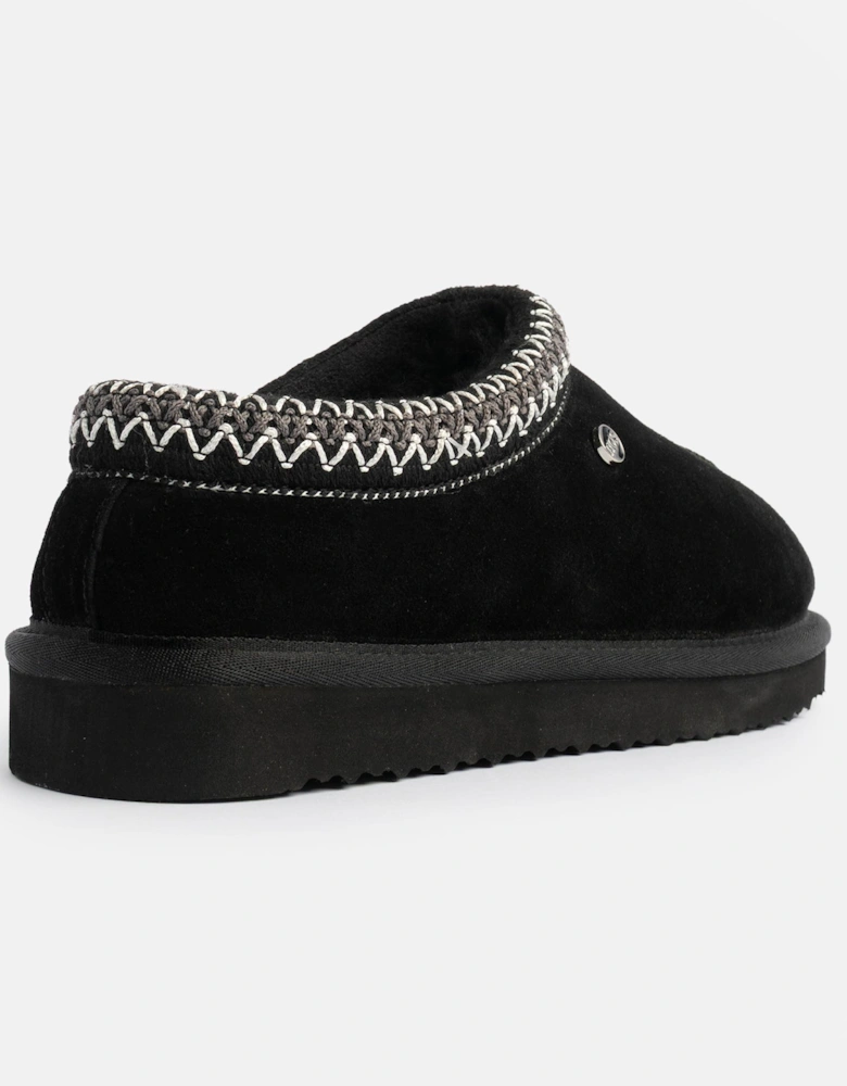 BELLA Womens Full Slippers Black