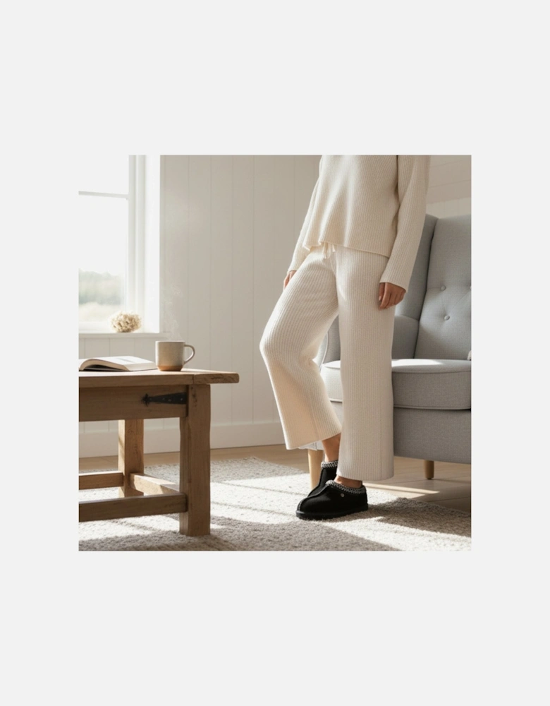 BELLA Womens Full Slippers Black