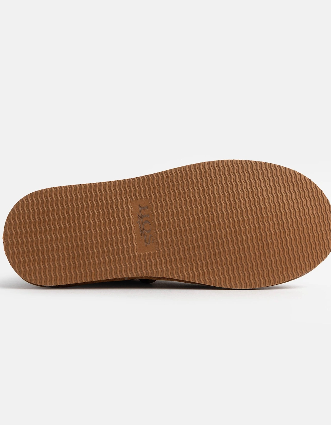 TIA Womens Boot Slippers Chestnut