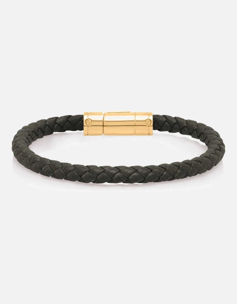 LEATHER TUBULAR BRACELET