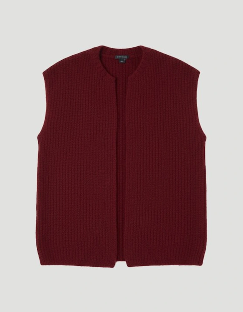 Cosy Knit Waistcoat Top