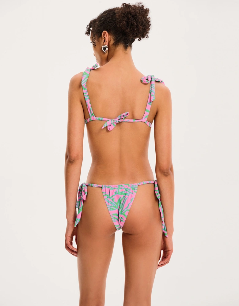 Christina Tiger Print Bikini Top