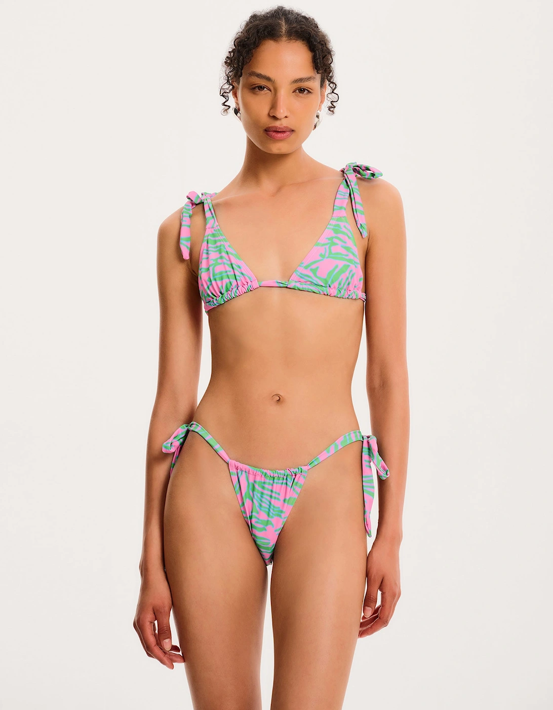 Christina Tiger Print Bikini Top