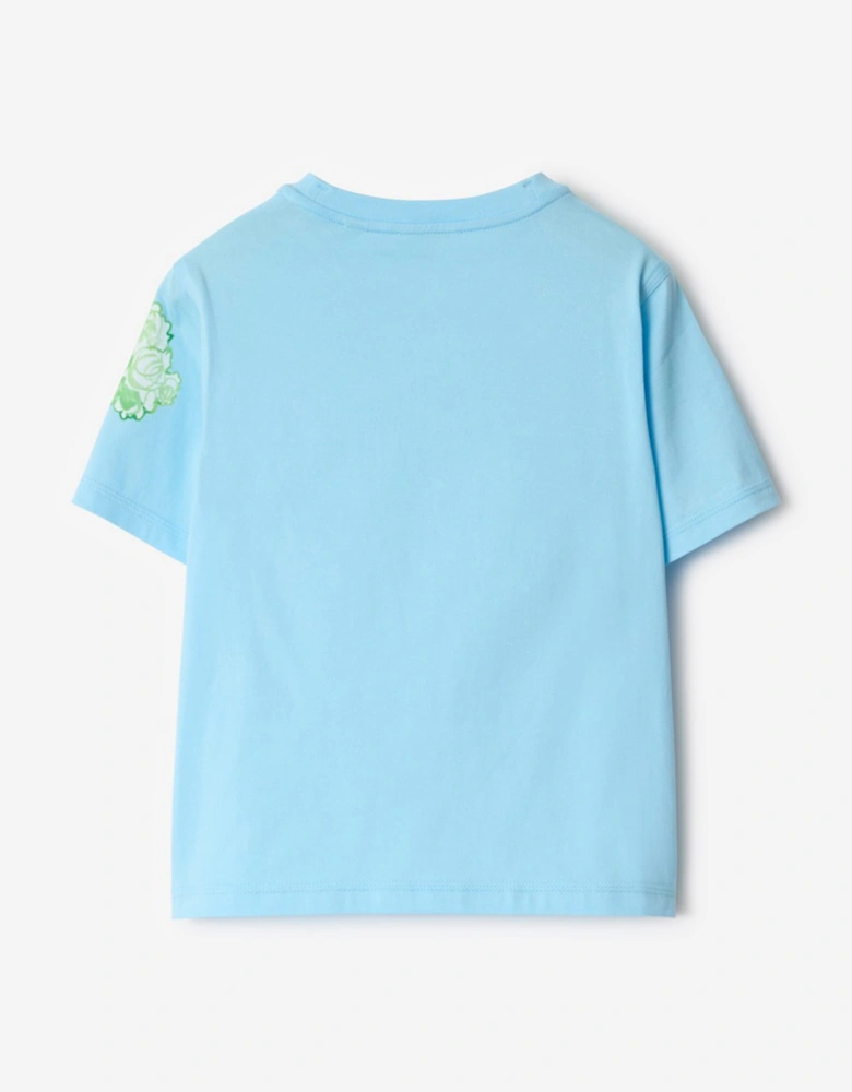 Boys Cedar London Icons T-Shirt in Blue