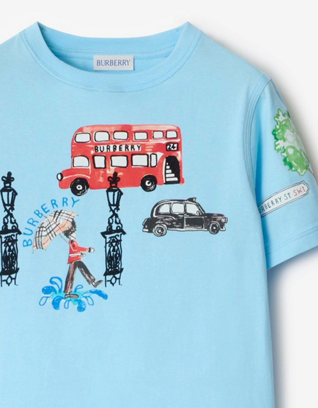 Boys Cedar London Icons T-Shirt in Blue