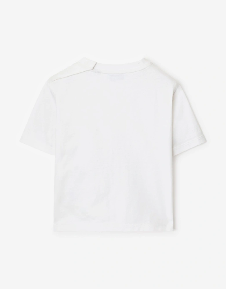 Baby Mini Cedar Soldier T-Shirt in White