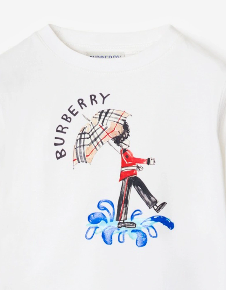 Baby Mini Cedar Soldier T-Shirt in White