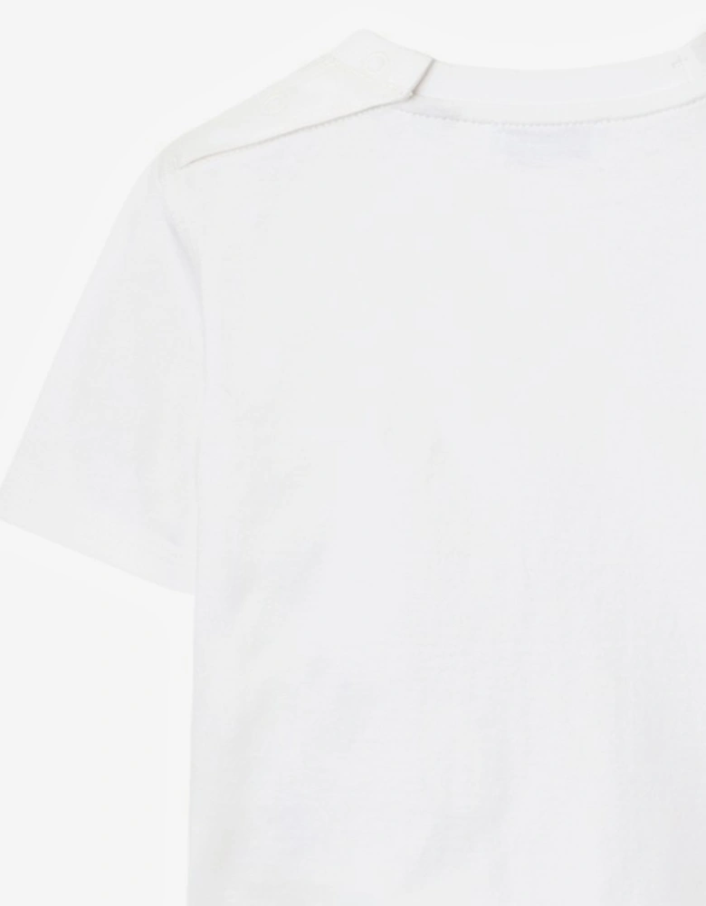 Baby Mini Cedar Soldier T-Shirt in White