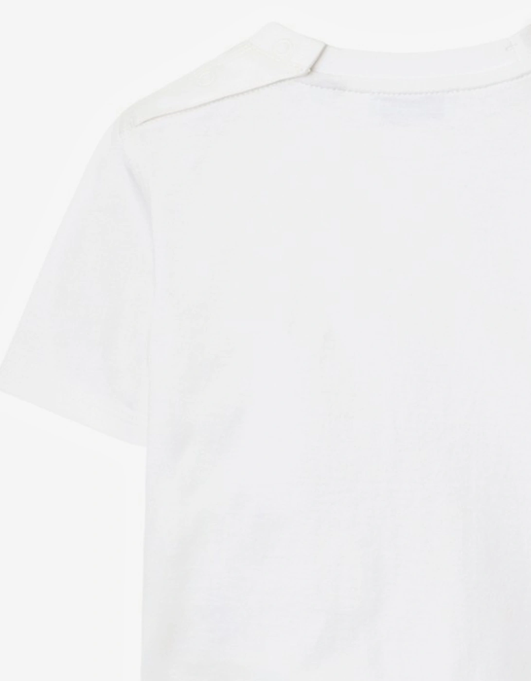 Baby Mini Cedar Soldier T-Shirt in White