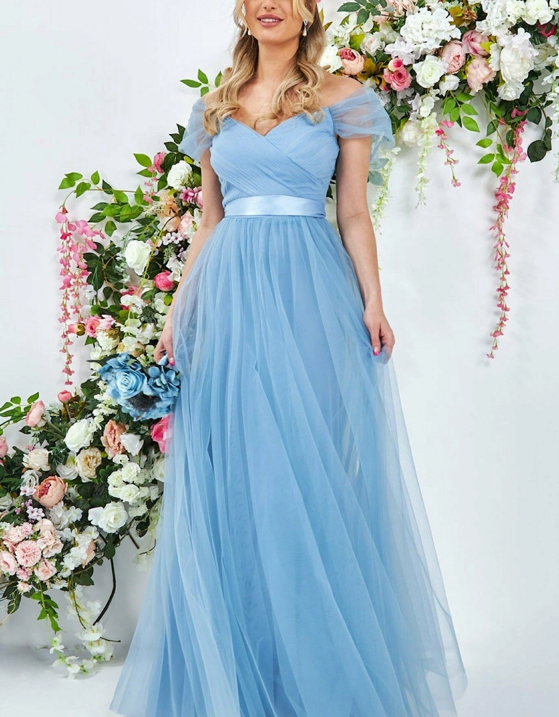 Off The Shoulder Princess Maxi Dress, 2 of 1