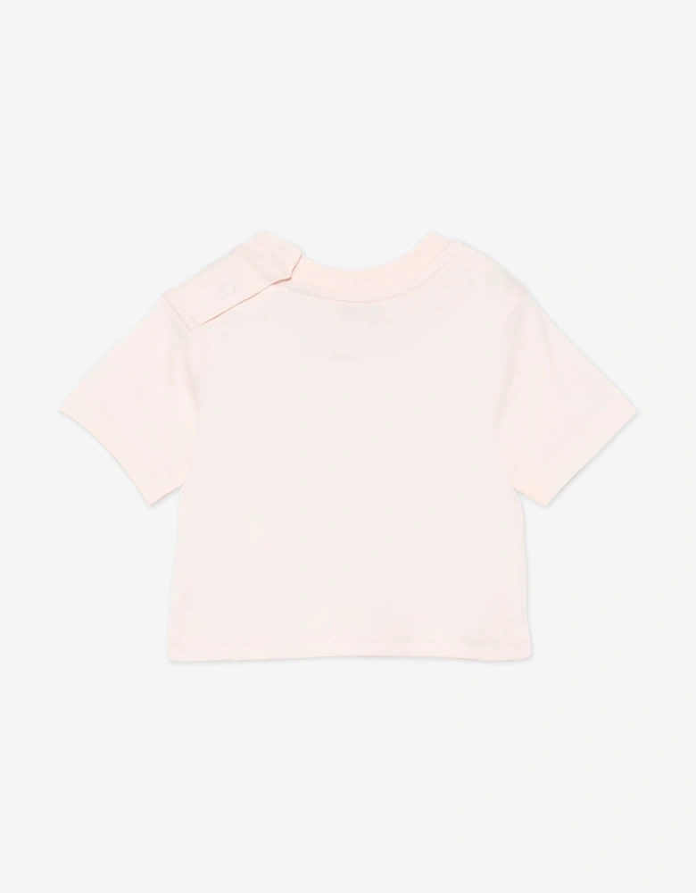 Baby Girls Mini Cedar Umbrella T-Shirt in Pink