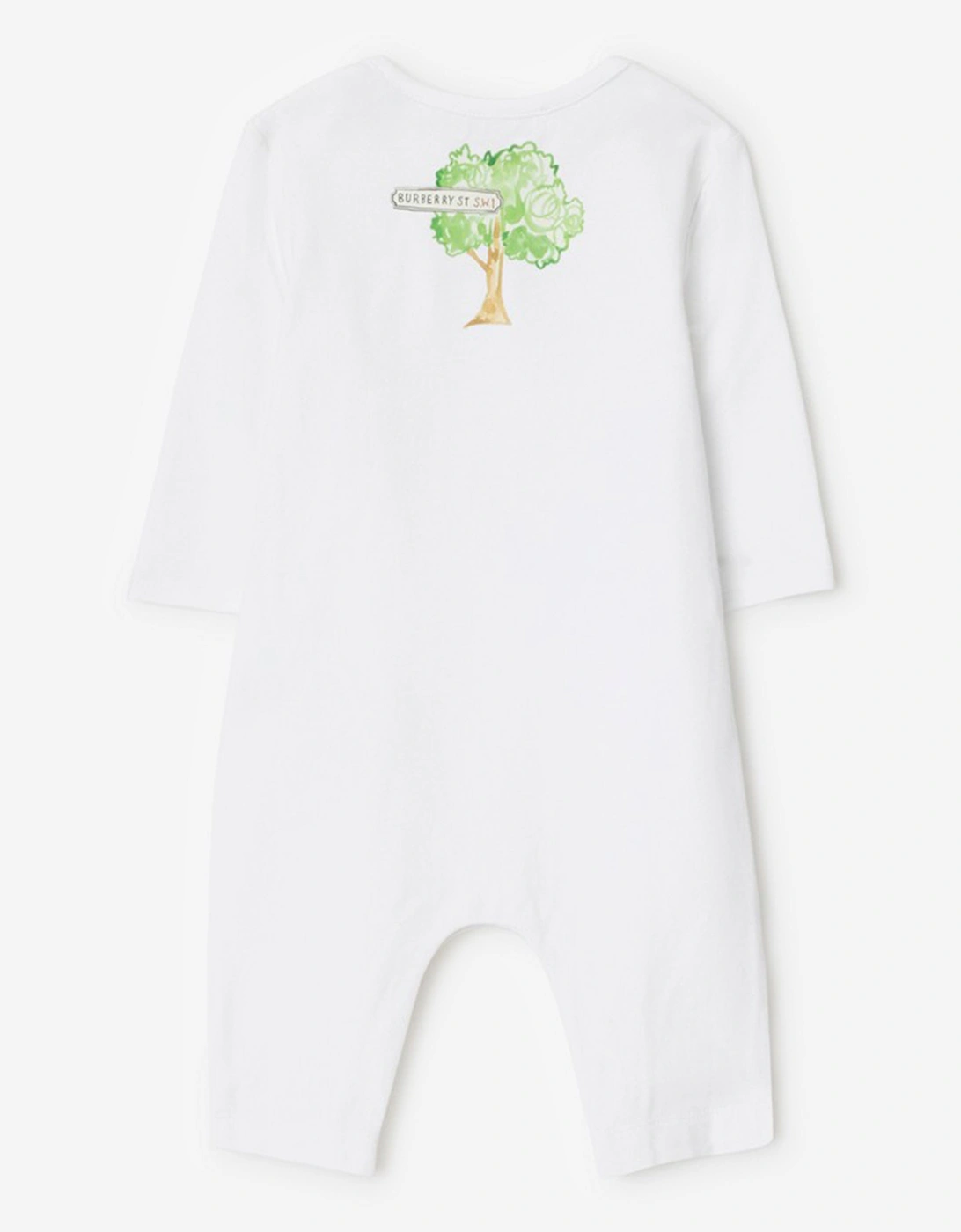 Baby Albern Icons Romper in White