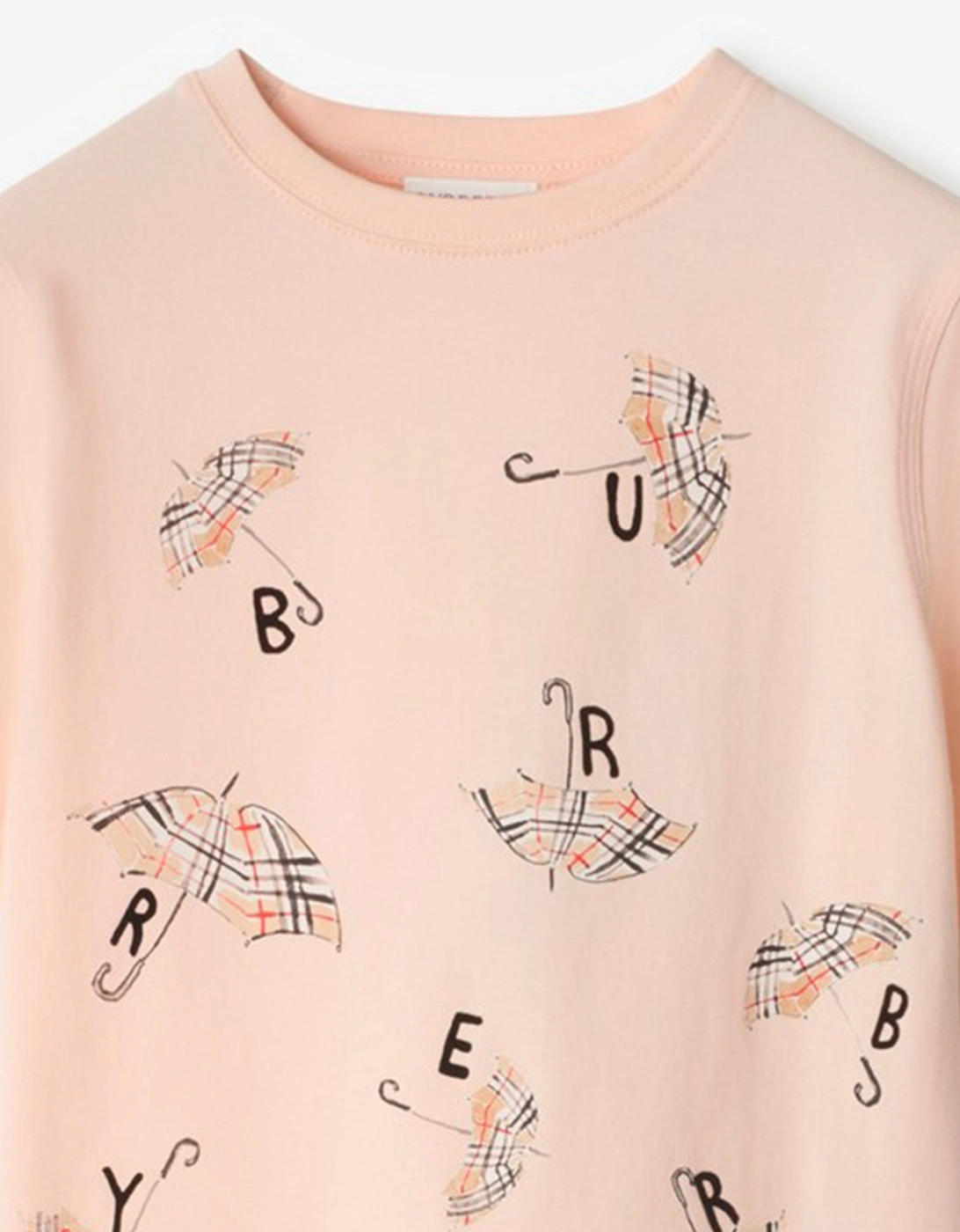 Girls Cedar Umbrella T-Shirt in Pink